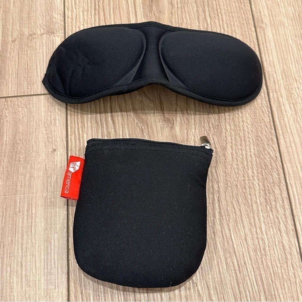 Virgin America Eye Mask and Carrying Case